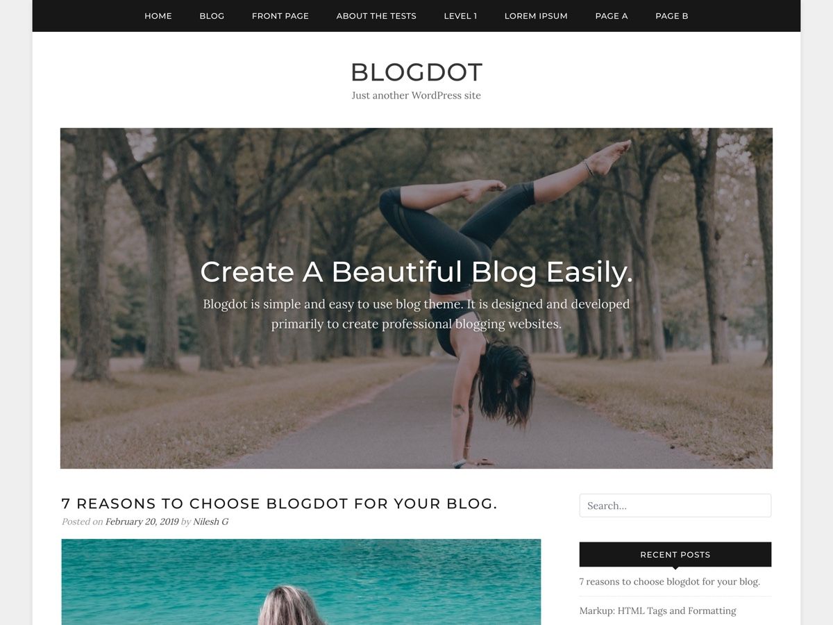 Blogdot theme screenshot