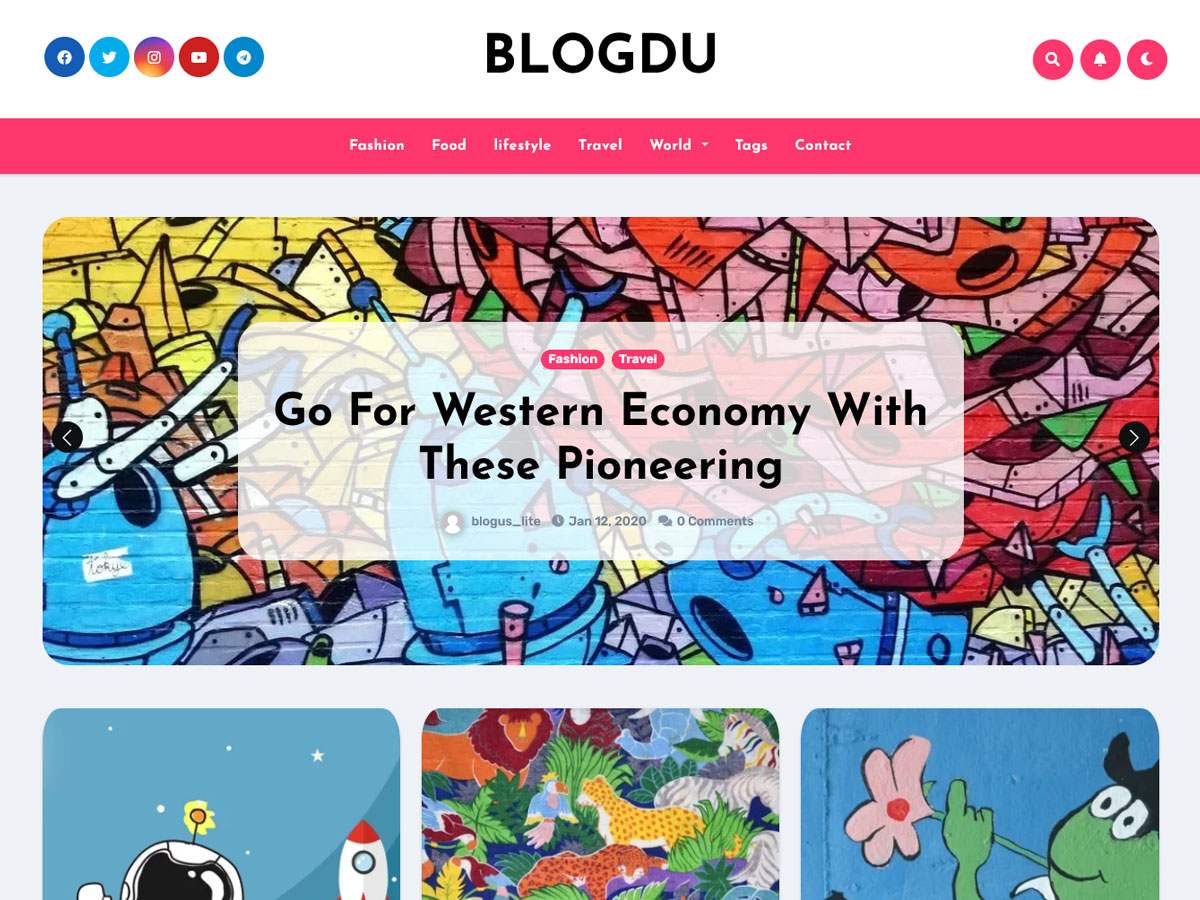 Blogdu theme screenshot