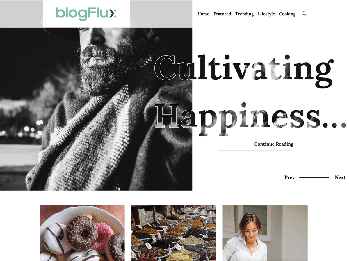 Blogflux theme screenshot