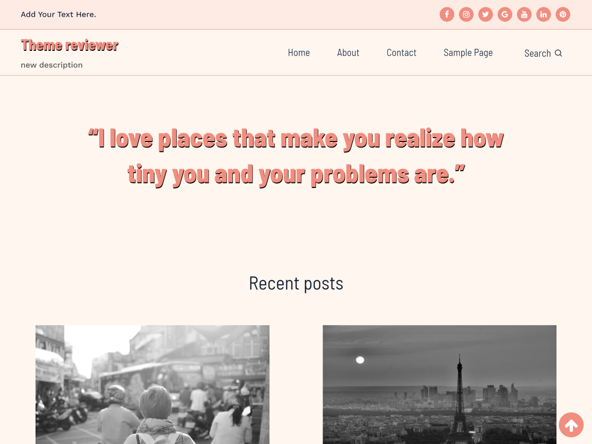 Blogger Spot theme screenshot