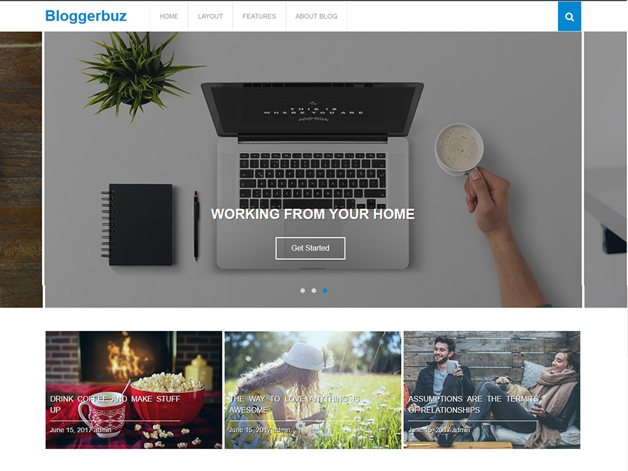 Bloggerbuz theme screenshot