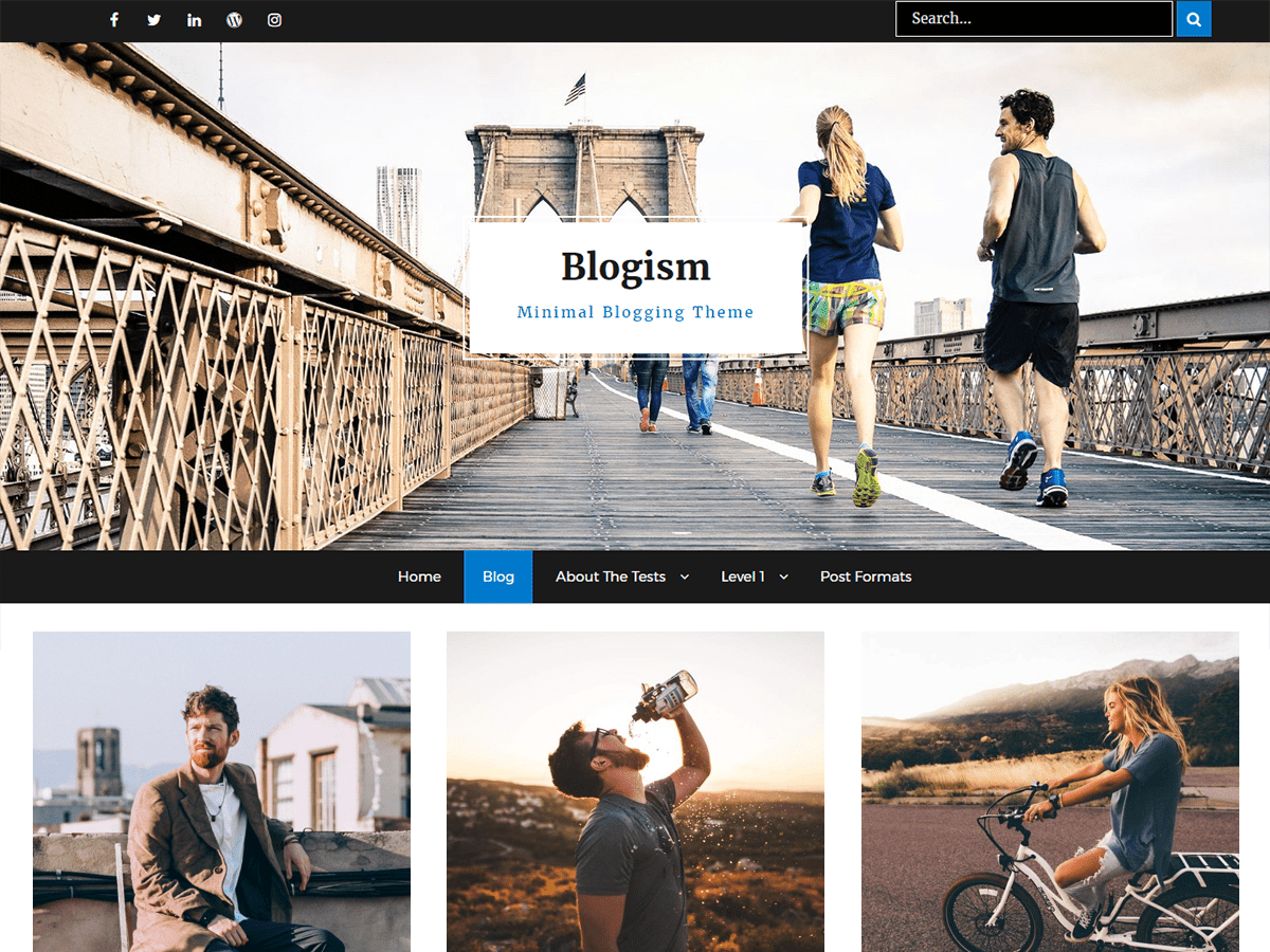 Blogism theme screenshot