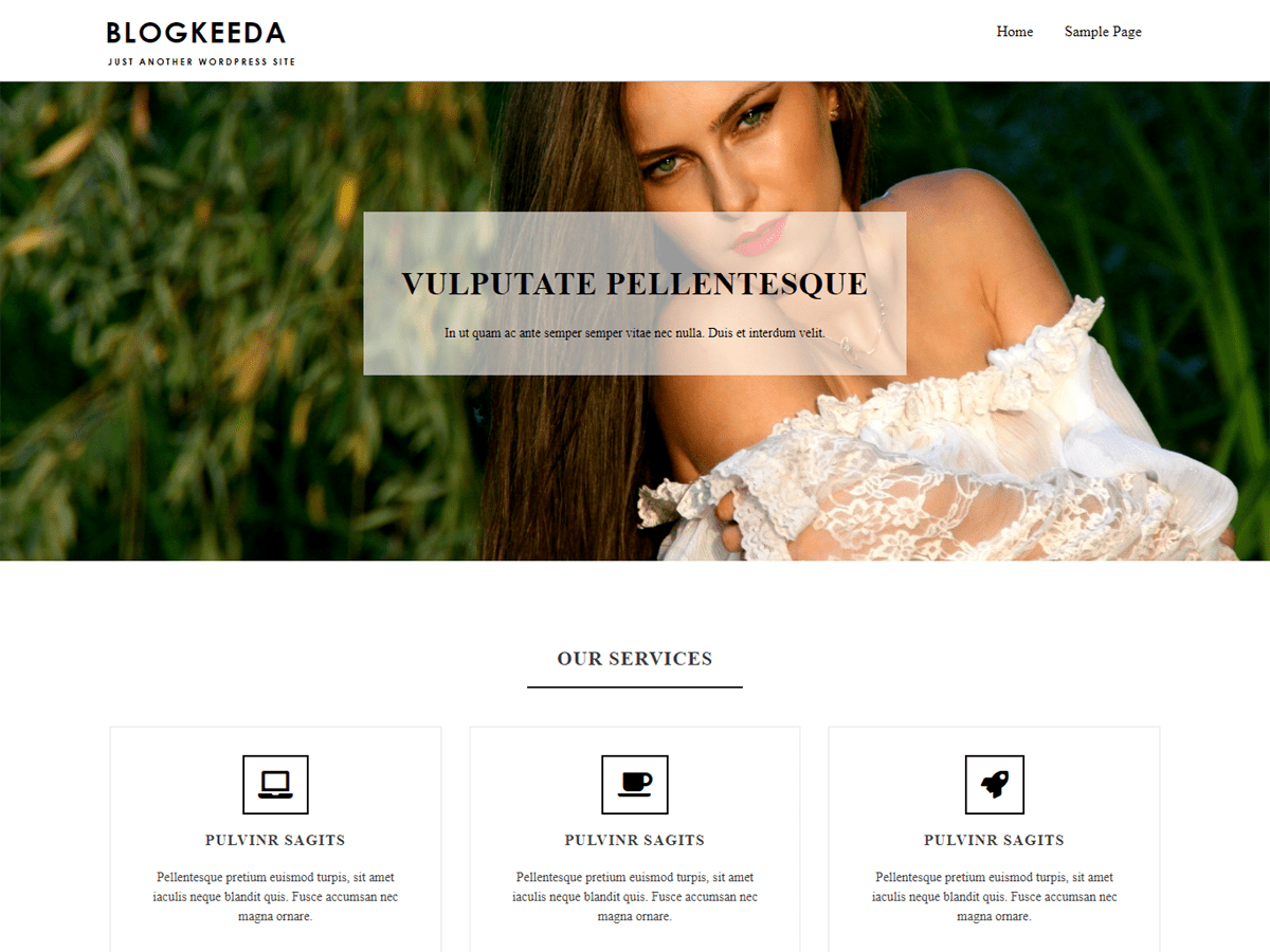 Blogkeeda theme screenshot