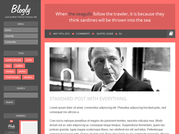 Blogly Lite theme screenshot