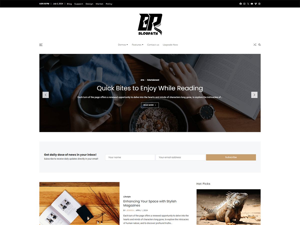 BlogPath theme screenshot