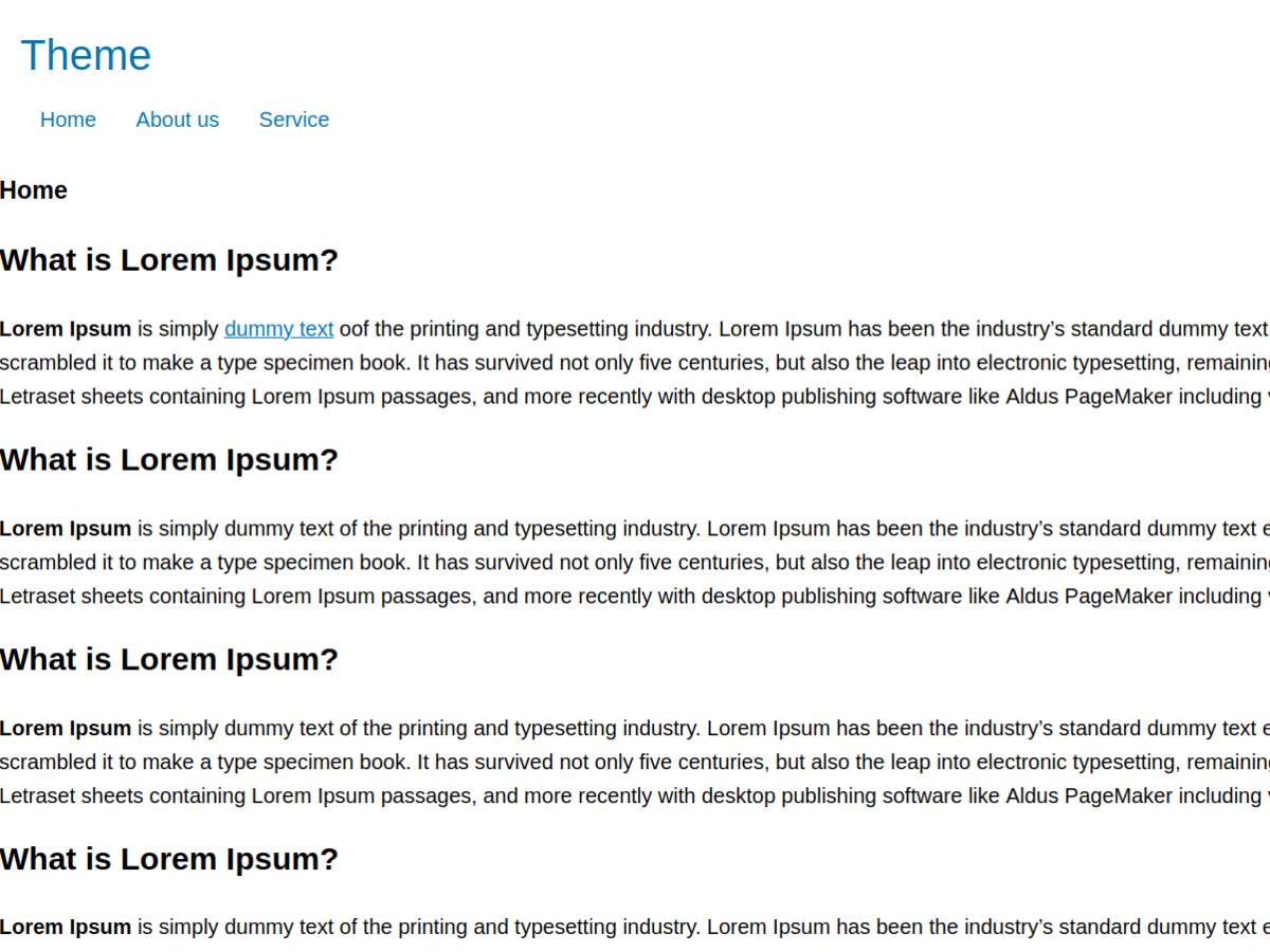 BlogSimplicity theme screenshot