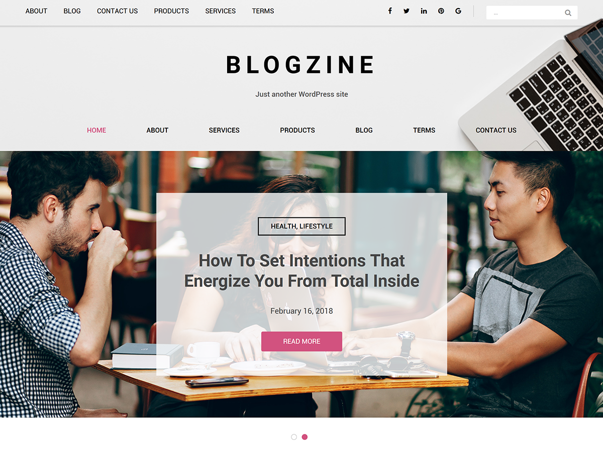 Blogzine theme screenshot