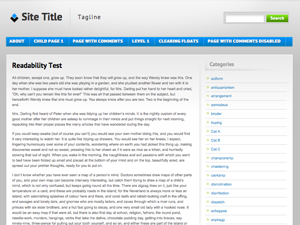 Blue and Grey theme screenshot
