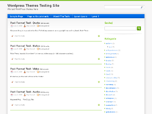 Blue Modern theme screenshot