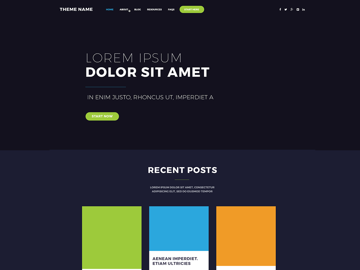 Blue Monday theme screenshot