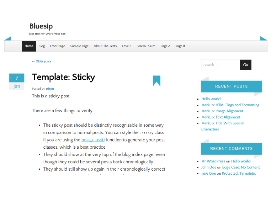 bluesip theme screenshot