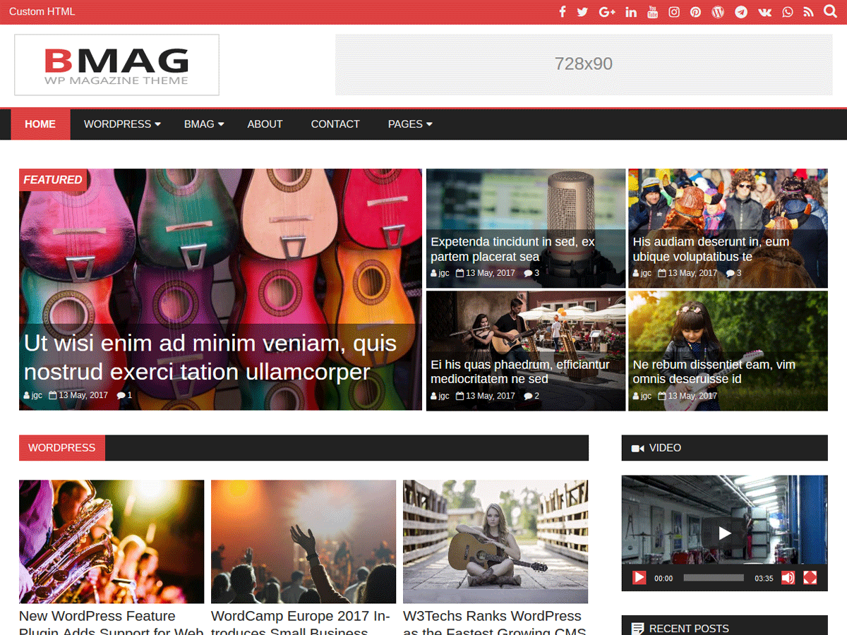 BMag theme screenshot