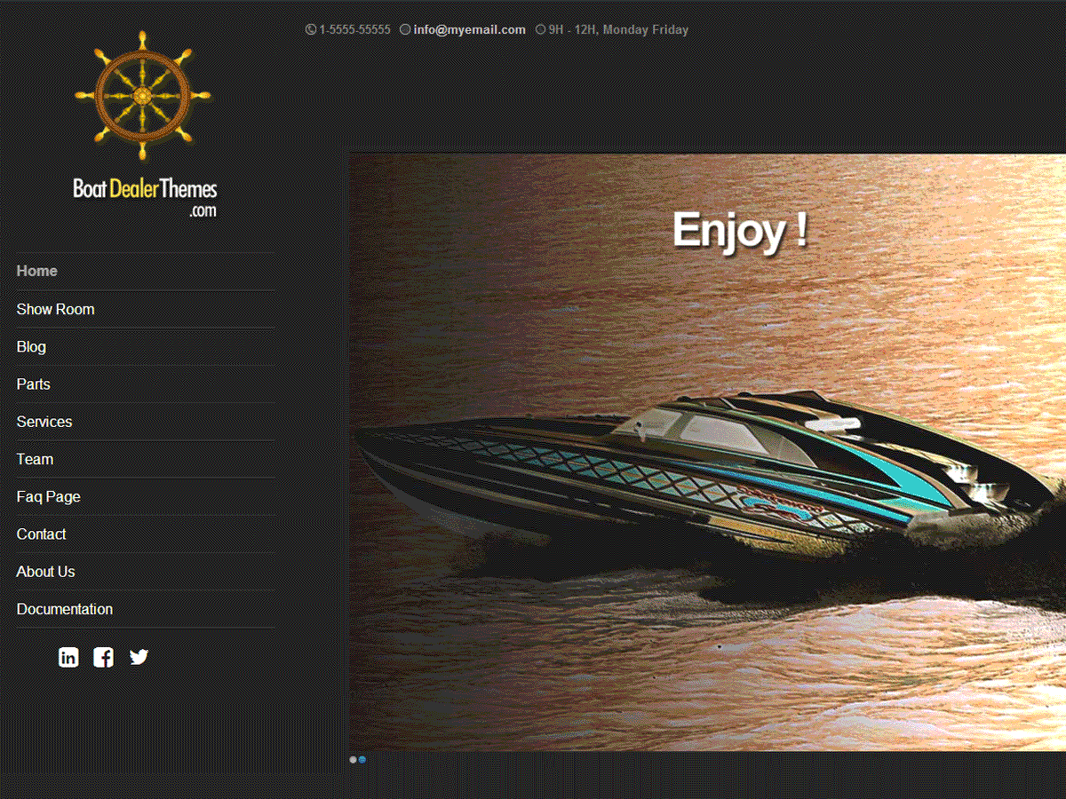 boatdealer theme screenshot