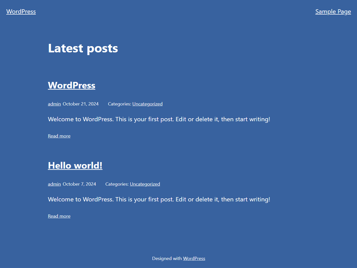 BondSpace theme screenshot