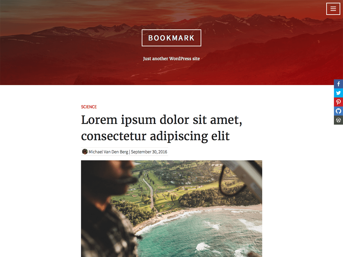 Bookmark theme screenshot