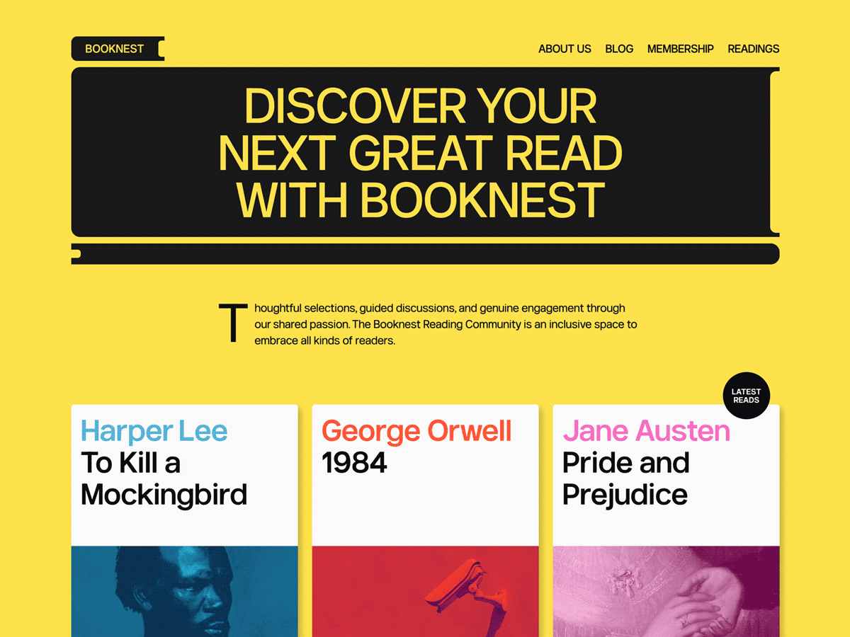 Booknest theme screenshot