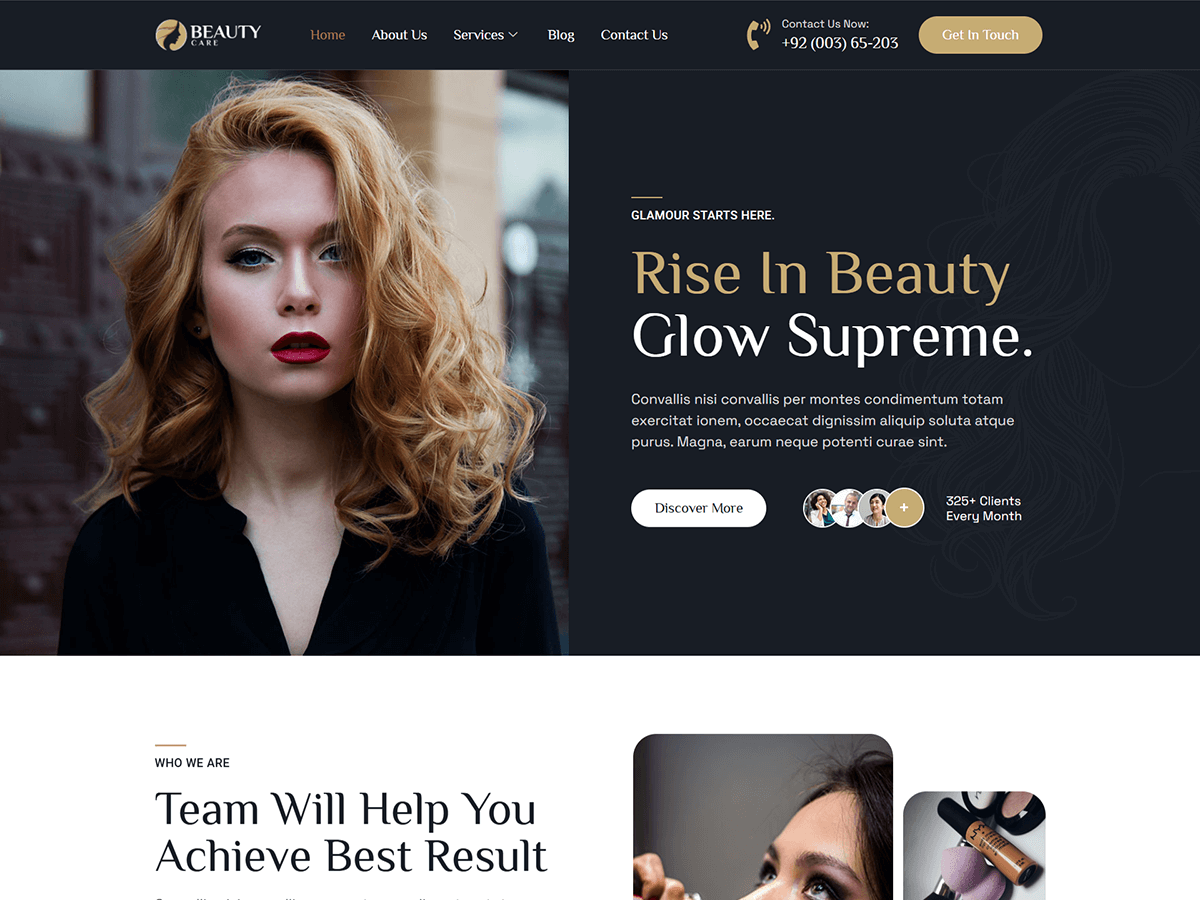 Bosa Beauty Care theme screenshot