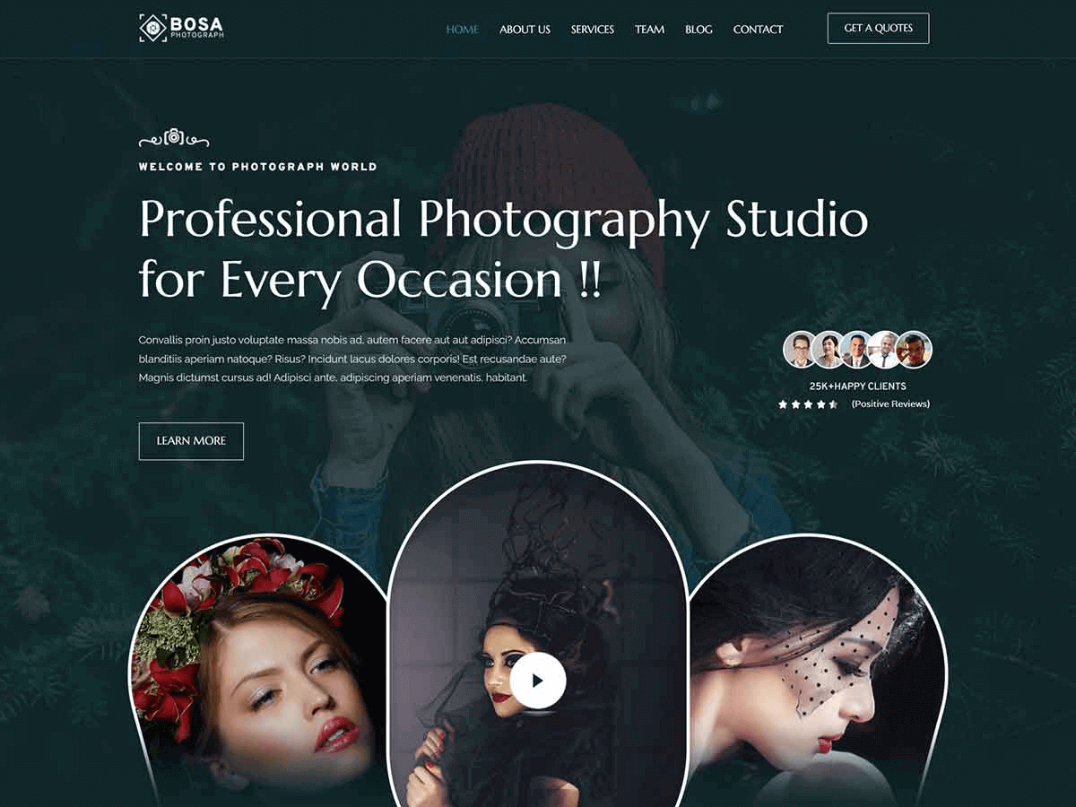 Bosa Photograph theme screenshot