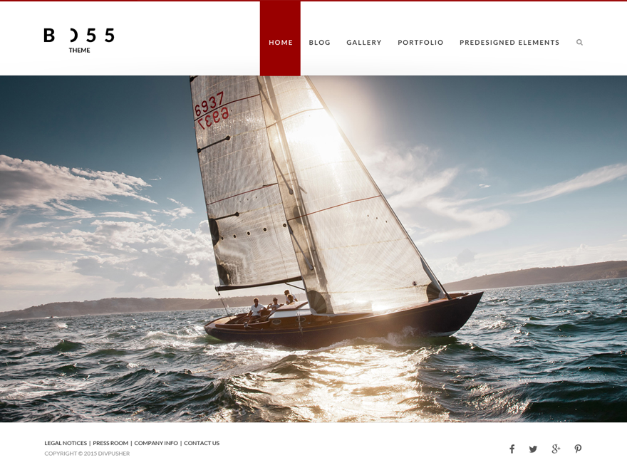 BOSS theme screenshot