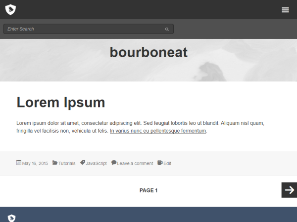 bourboneat theme screenshot
