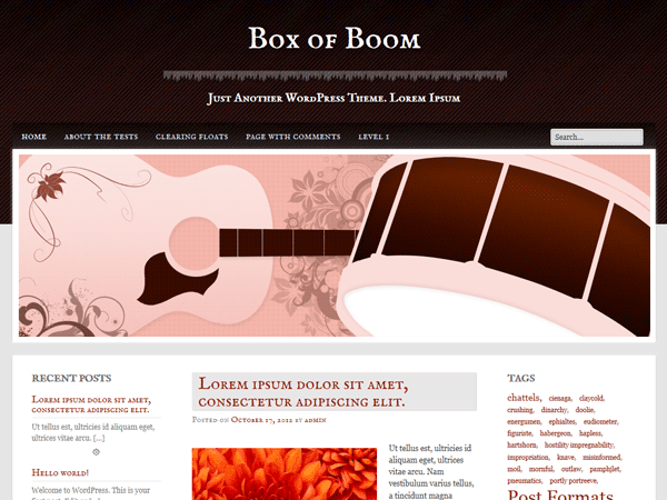 Box of Boom theme screenshot