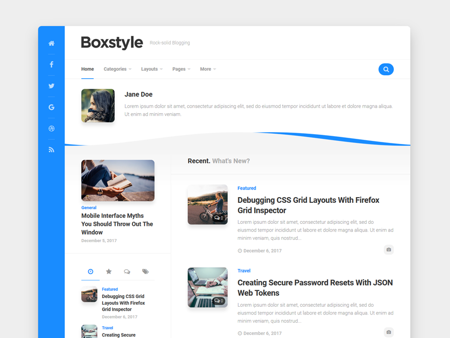 Boxstyle theme screenshot