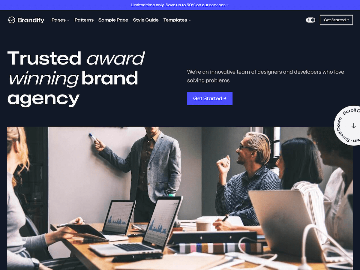 Brandify theme screenshot
