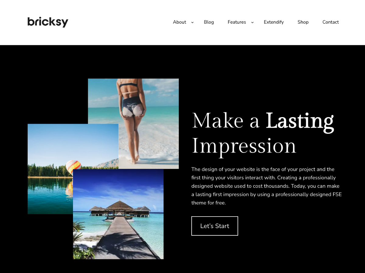 Bricksy theme screenshot