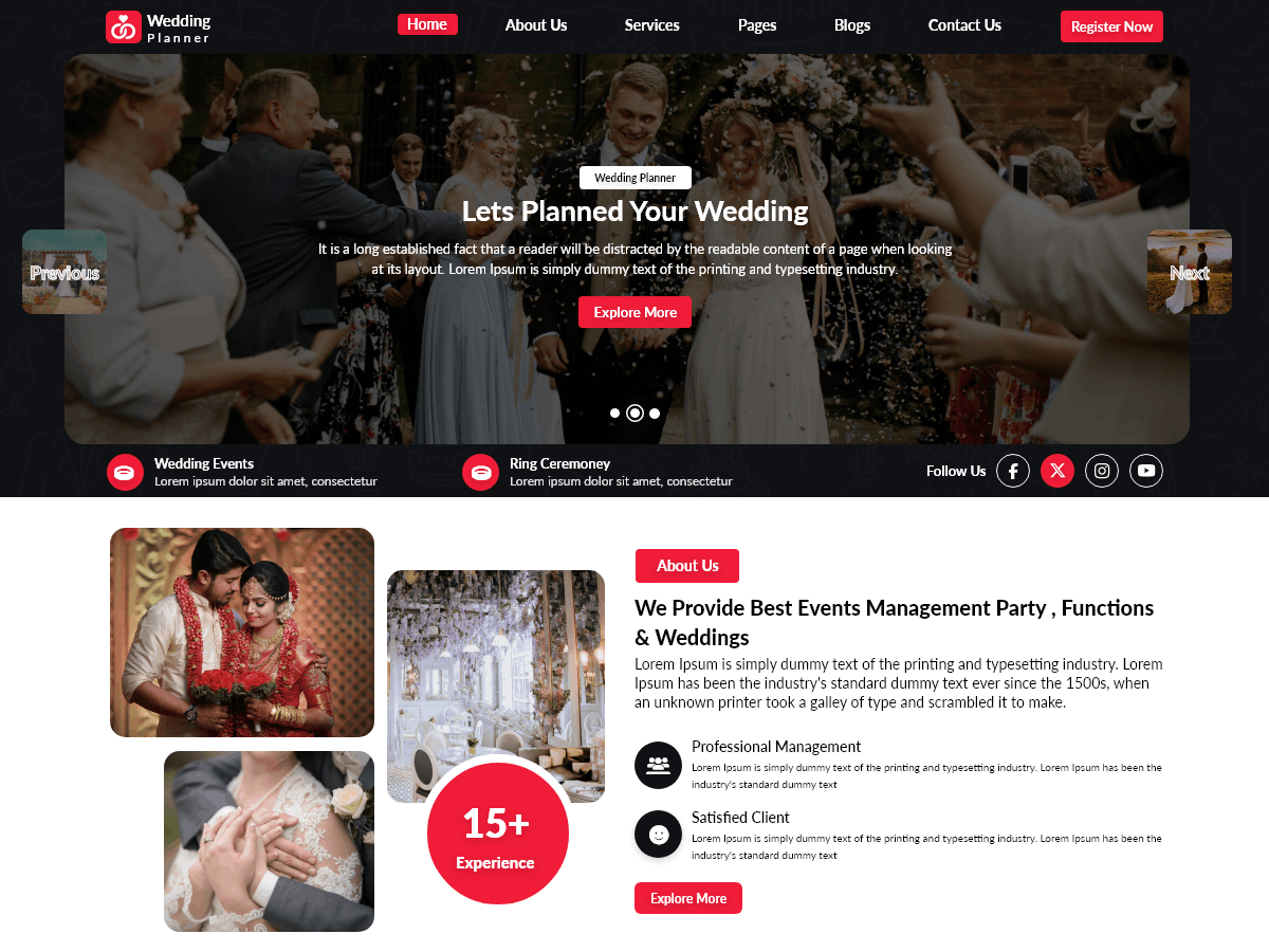 Bridal Store theme screenshot