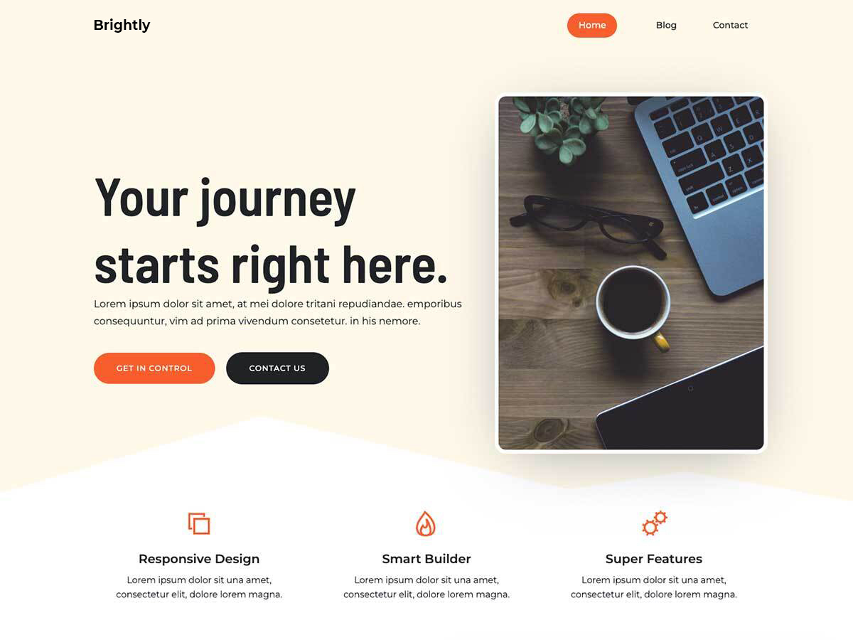 Brightly theme screenshot