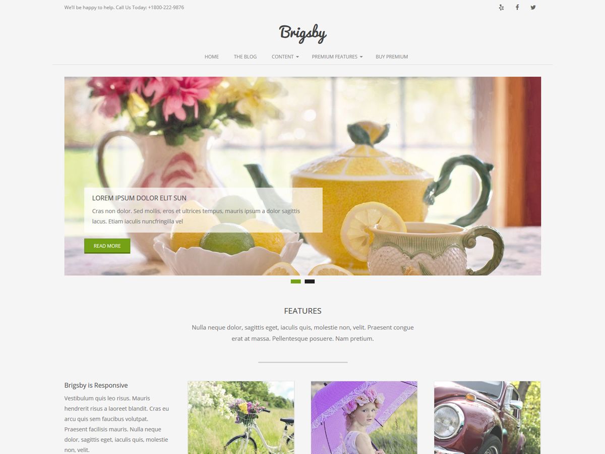 Brigsby theme screenshot