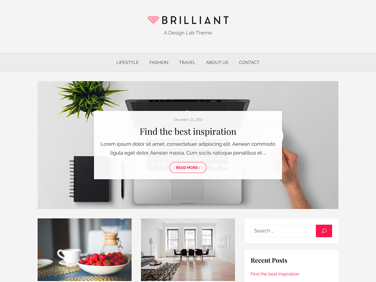 Brilliant theme screenshot