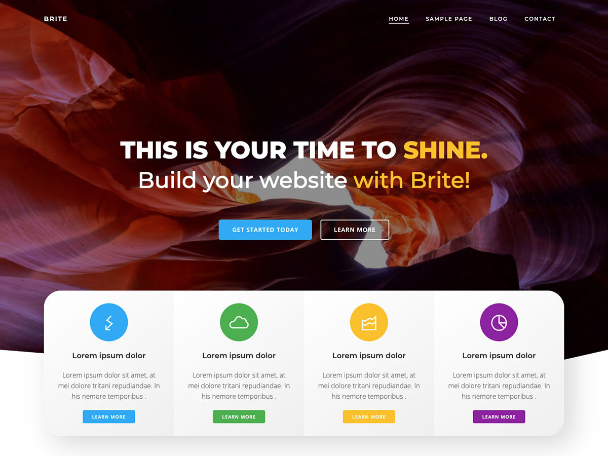 Brite theme screenshot