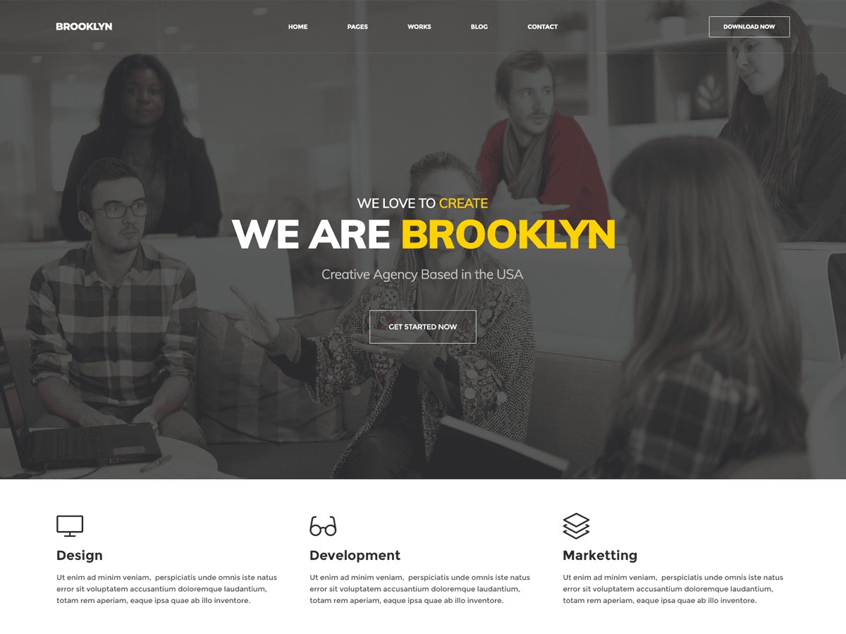Brooklyn Lite theme screenshot