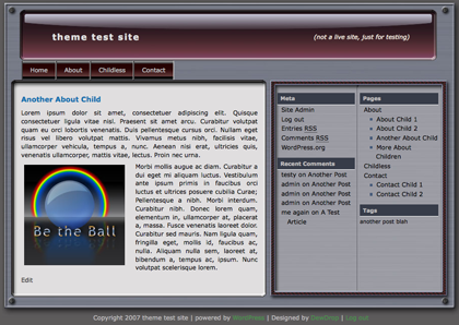 BrushedMetal theme screenshot