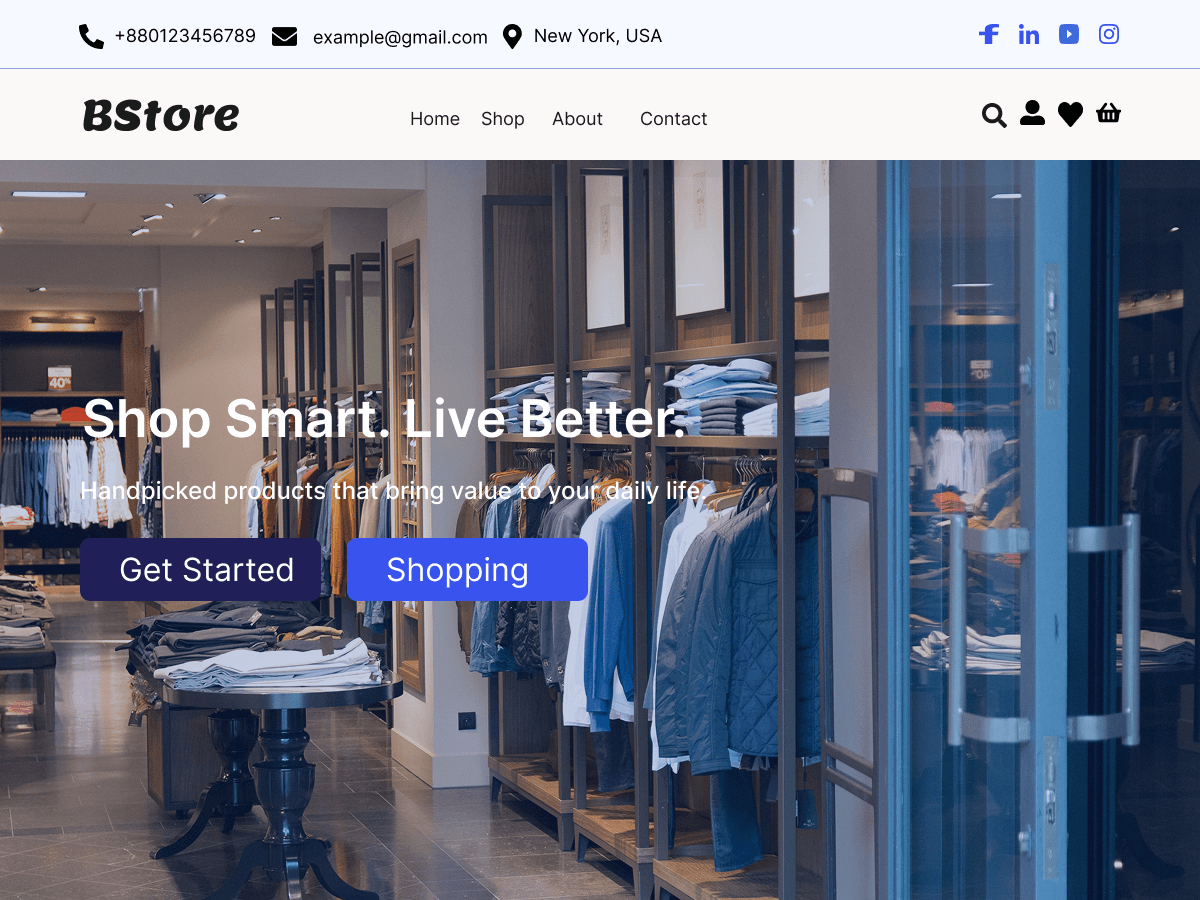 BStore theme screenshot