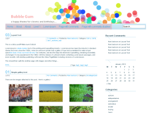 Bubble Gum theme screenshot