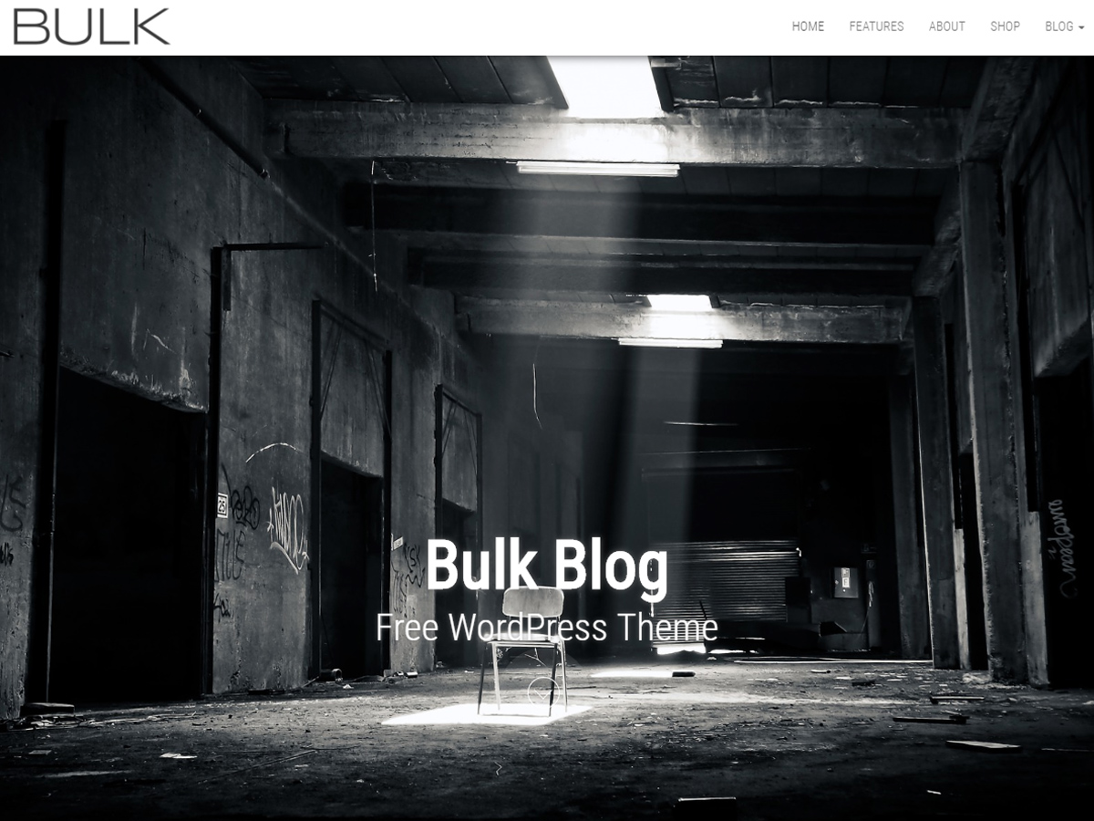 Bulk Blog theme screenshot