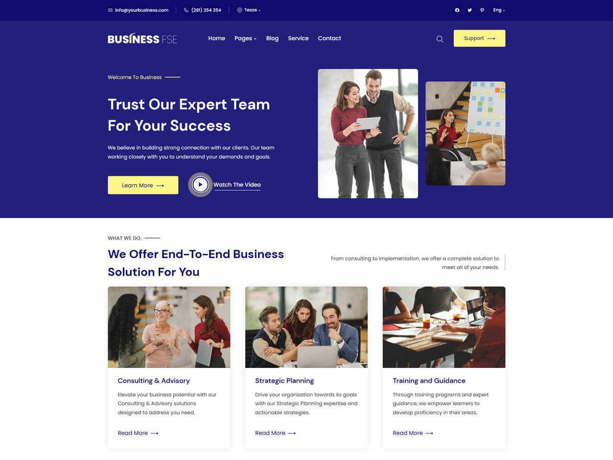 Business FSE theme screenshot