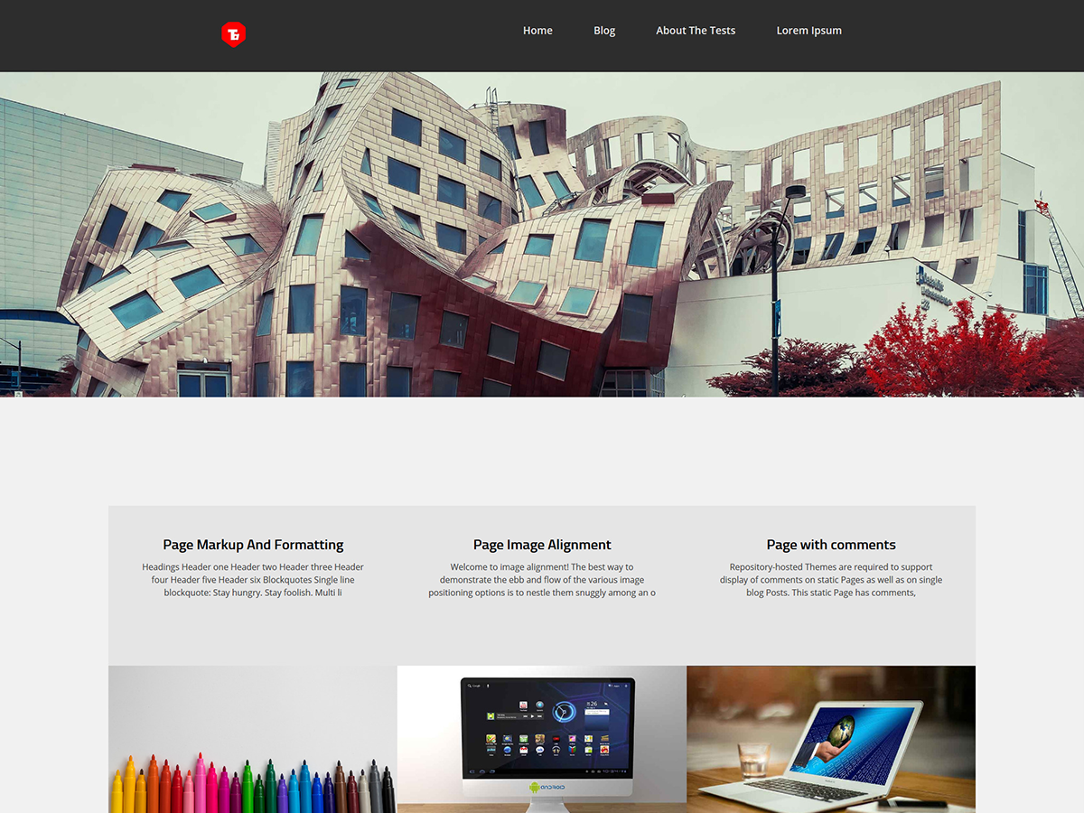 business magna theme screenshot