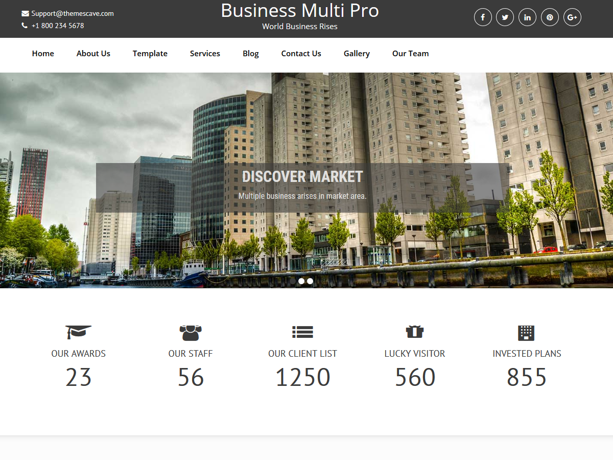 Business Multi Lite theme screenshot