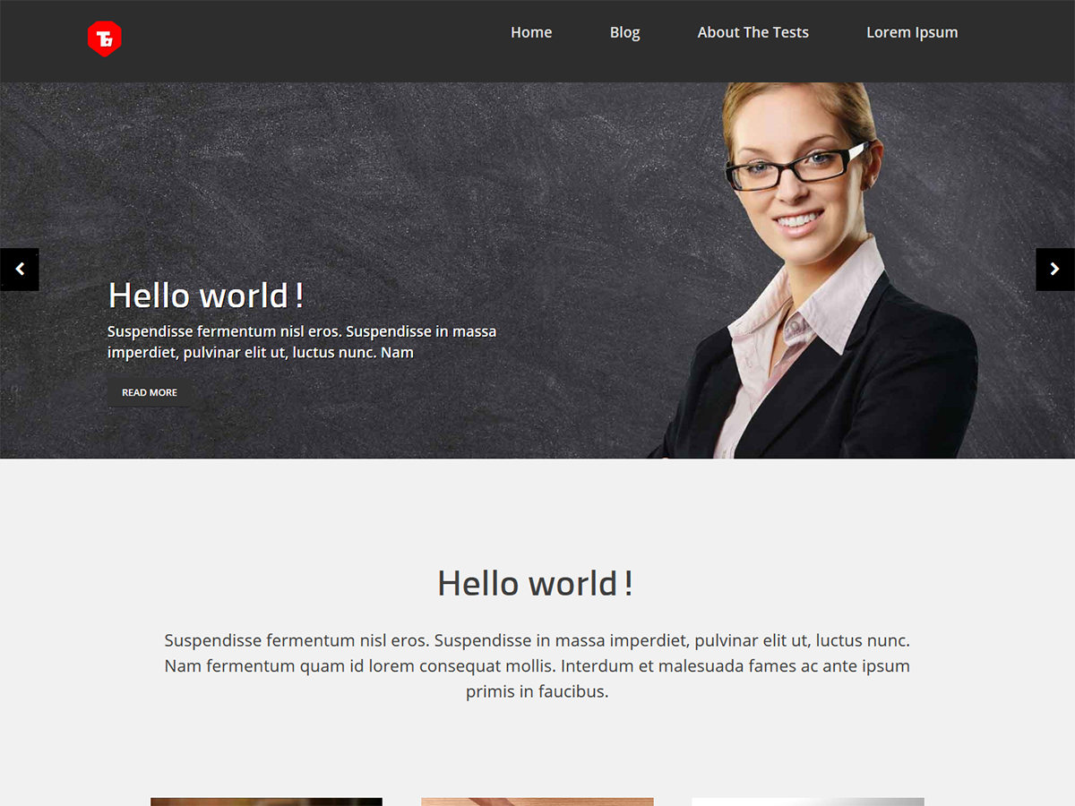 business stack theme screenshot
