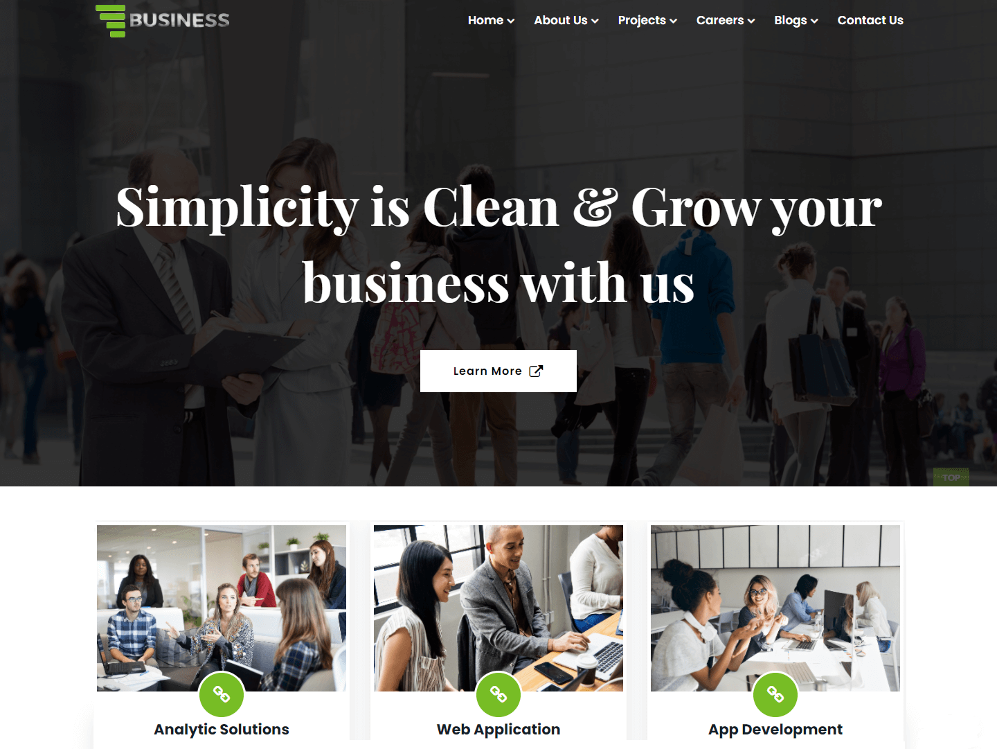 Business Techup theme screenshot