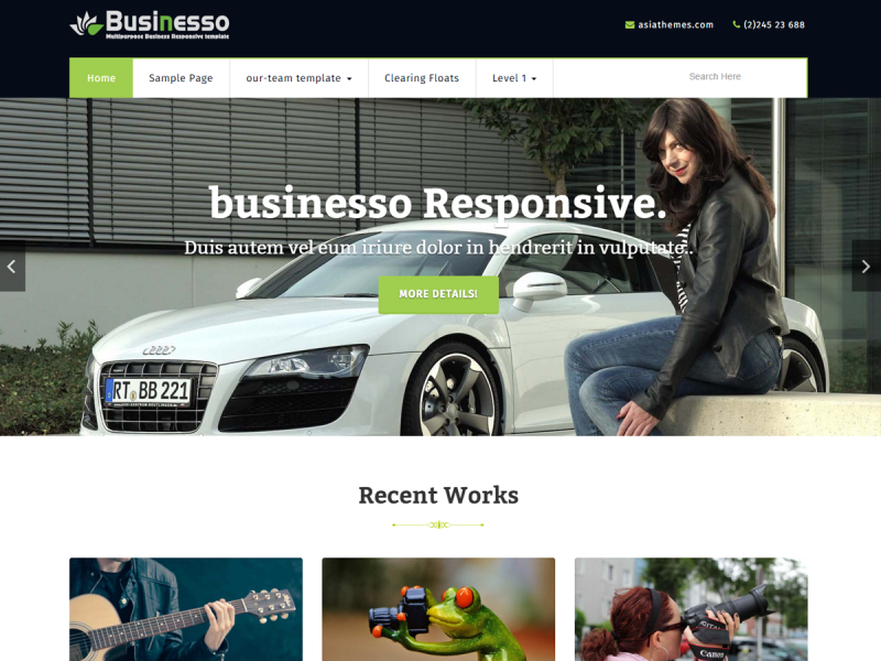 businesso theme screenshot