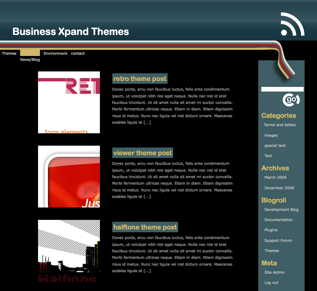 BusinessXpand_duo theme screenshot