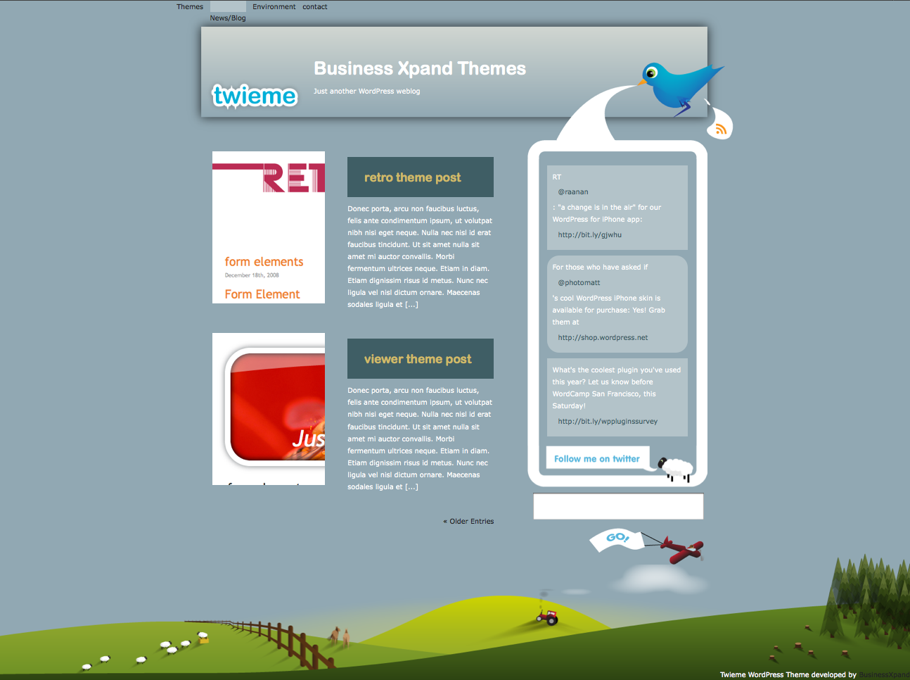 BusinessXpand_twieme theme screenshot