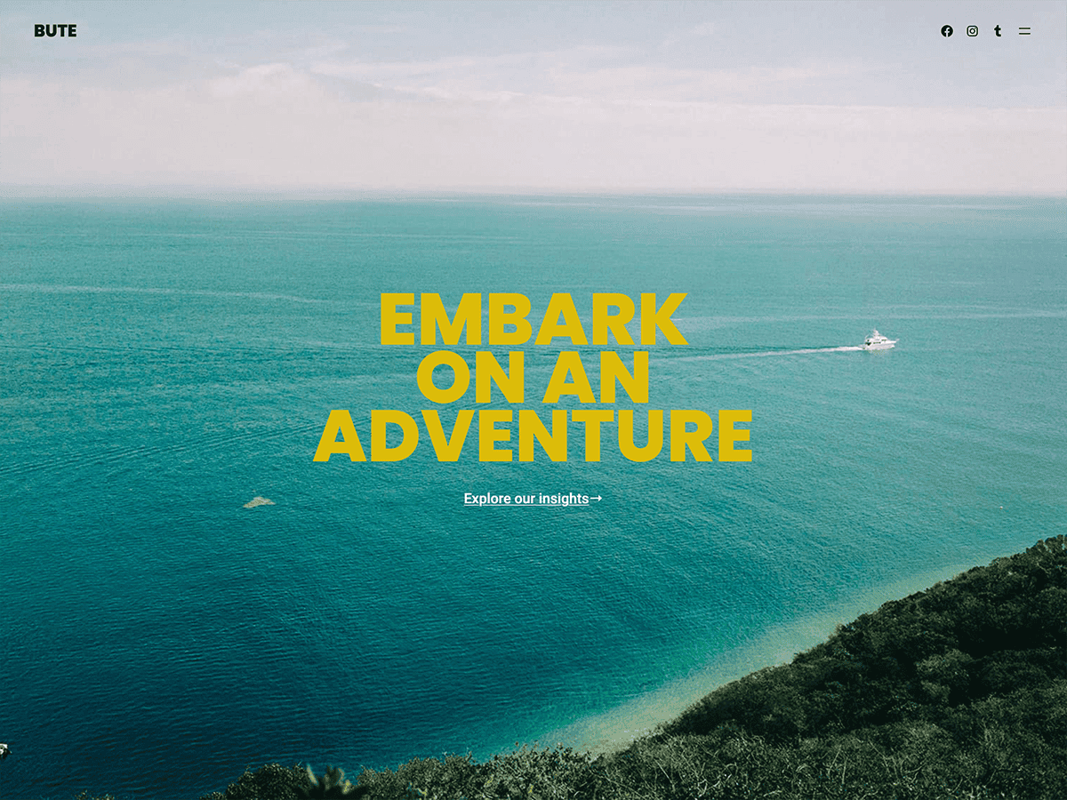 Bute theme screenshot