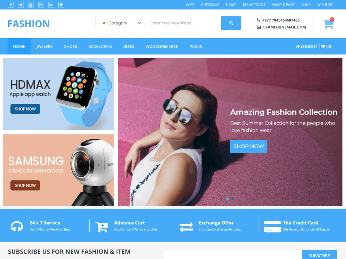 Buzstores theme screenshot