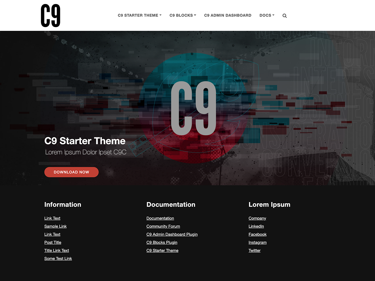 C9 Starter theme screenshot