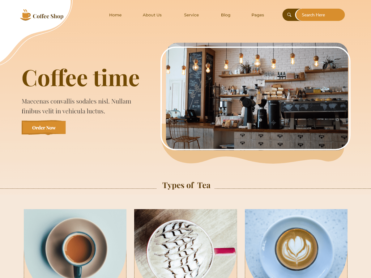 Cafe Alley theme screenshot